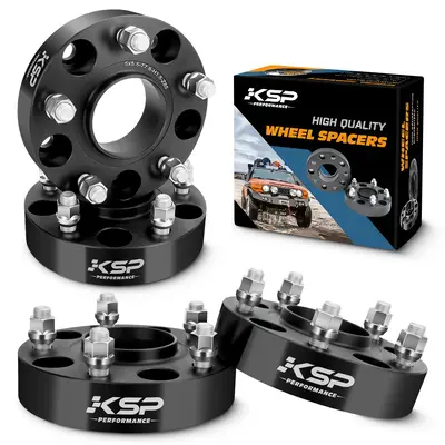 2002-2011 Dodge Ram 1500 1.5 5x5.5 Hubcentric Wheel Spacers, 77.8mm Bore 9/16-18 Studs - KSP Performance