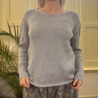 Teddy Jumper - Small Blue Acrylic