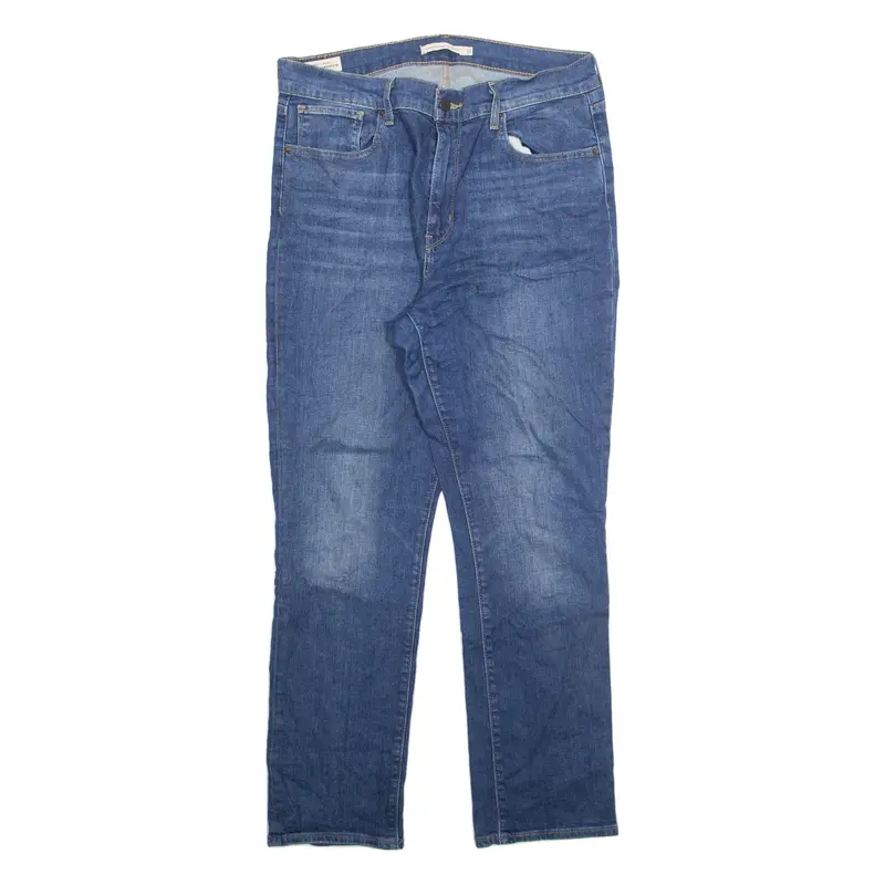 LEVI'S 724 Big E Womens Jeans Blue Slim Skinny W32 L28