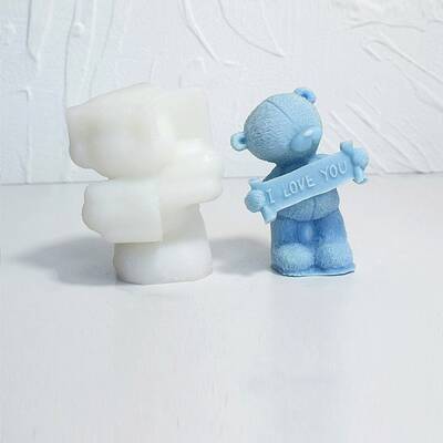Bear Candle Silicone Molds
