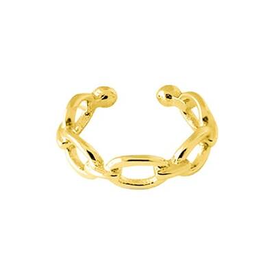 Women's Simple Brass Cuff Earrings