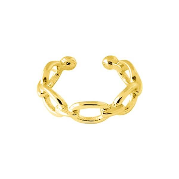 Women's Simple Brass Cuff Earrings