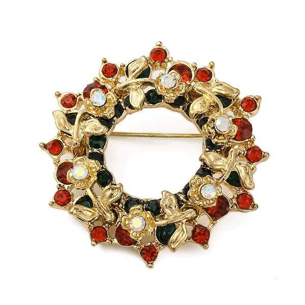 Rhinestone Alloy Brooches