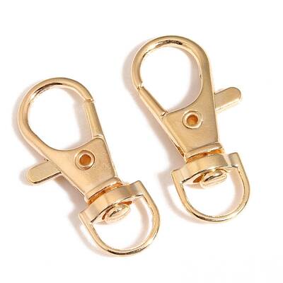 Alloy Swivel Lobster Claw Clasps