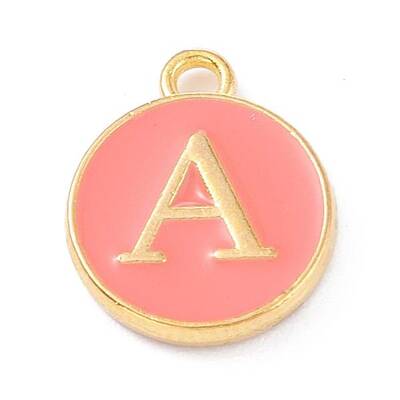 Golden Plated Alloy Enamel Charms
