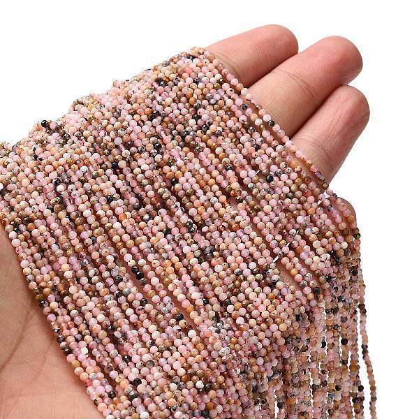 Natural Pink Opal Beads Strands