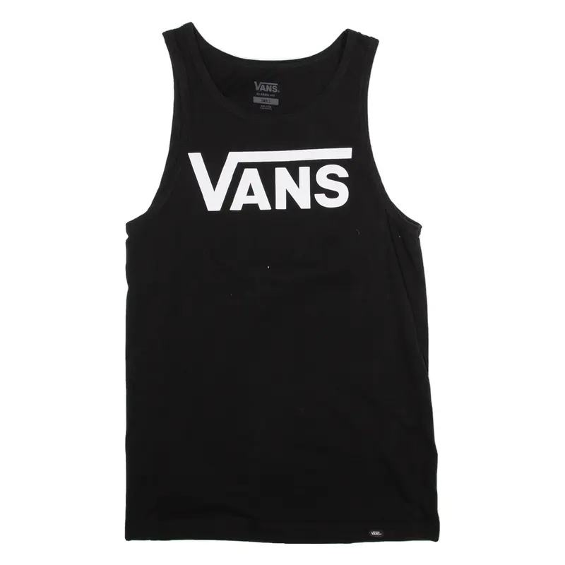 VANS Classic Fit Mens Vest Black Sleeveless S