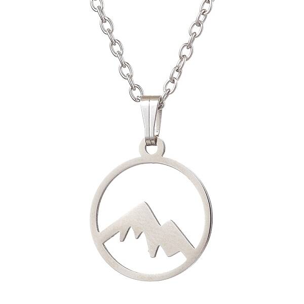 Non-Tarnish 201 Stainless Steel Pendnat Necklaces