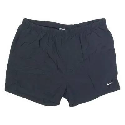 NIKE Mens Sports Shorts Black Relaxed L W34