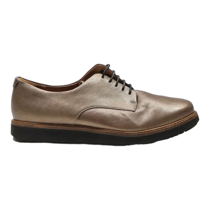 CLARKS Sneaker Trainers Brown Synthetic Womens UK 6