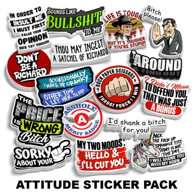 Attitude Sticker Pack