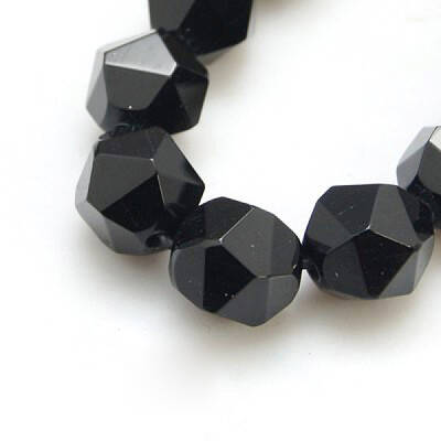 Natural Black Onyx Beads Strands