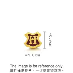 999 Gold Hogwarts School Charm