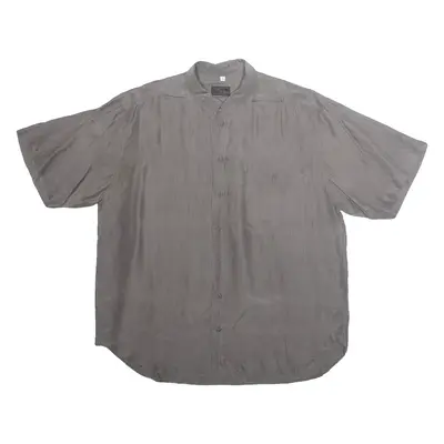 JEAN GARY Mens Plain Shirt Grey XL
