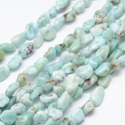 Natural Larimar Beads Strands