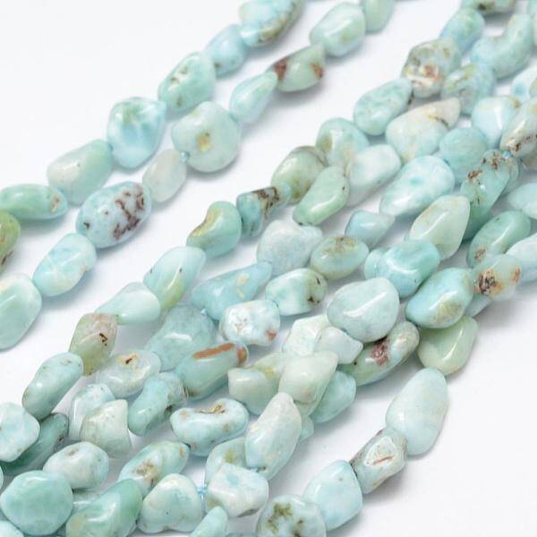 Natural Larimar Beads Strands
