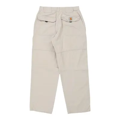 Carhartt Cargo Trousers - 30W 30L Beige Cotton