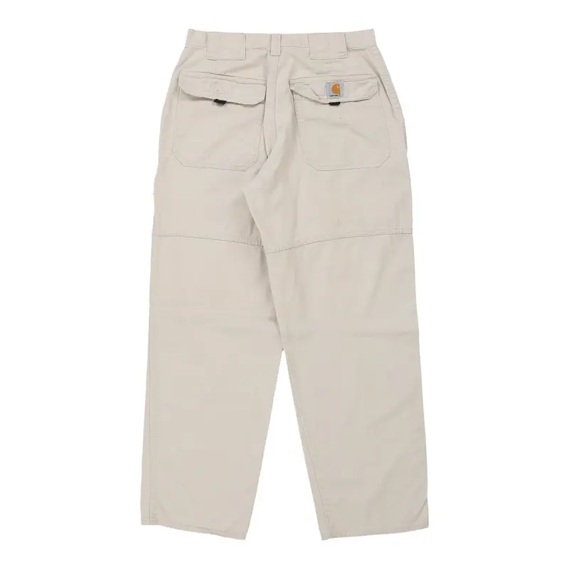 Carhartt Cargo Trousers - 30W 30L Beige Cotton