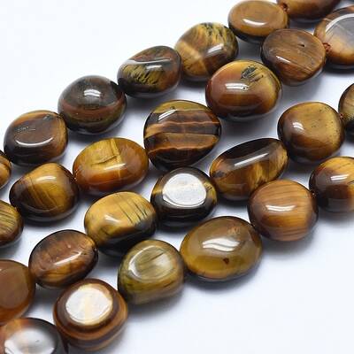Natural Tiger Eyes Beads Strands