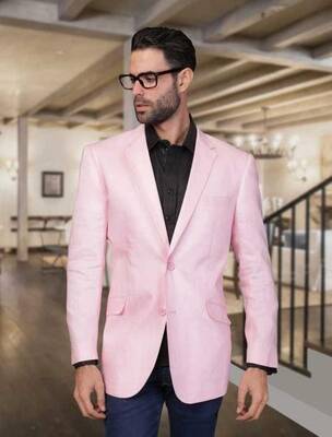 Mens Linen Blazer Big and Tall