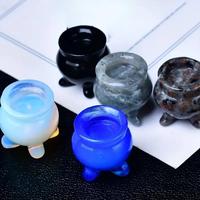 Mini Crystal Incense Burner, 1 Count Cute Incense Burner Ornament, Desktop Ornament for Home Office Decor, Home Decor Supplie...