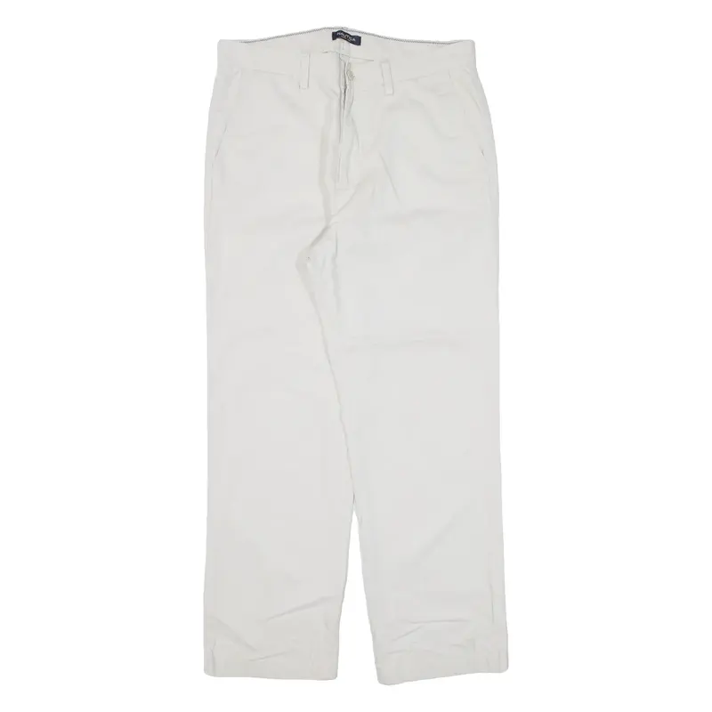 NAUTICA Mens Trousers Beige Regular Straight W32 L29