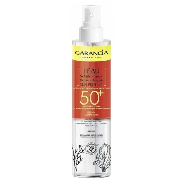 Garancia L'Eau Solaire Rouge Métamorphosante sun protection SPF50+ 150ml