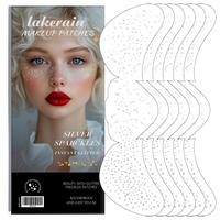 Glitter Makeup Stickers, 6 Counts/set Waterproof Makeup Glitter Patches, Face Glitter Makeup Stickers, Makeup Accessories for...