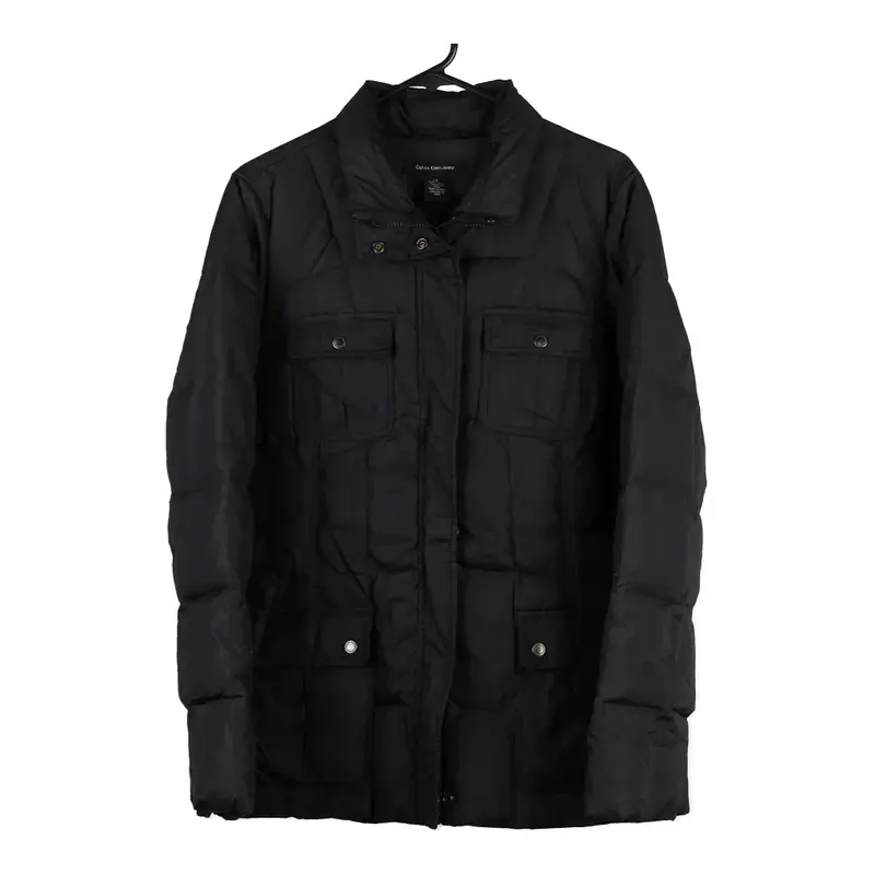 Calvin Klein Jeans Puffer - Large Black Down And Feather