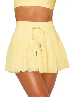 Women's Solid Color Skort, Casual Fashion Short Skort for Daily Outdoor Wear, Ladies Bottoms for Summer, Sports Skort, High W...