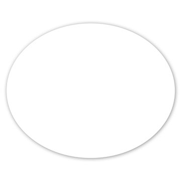 24 Promotional Car Sign Oval Magnet 5 x 4 - Removable & Reusable