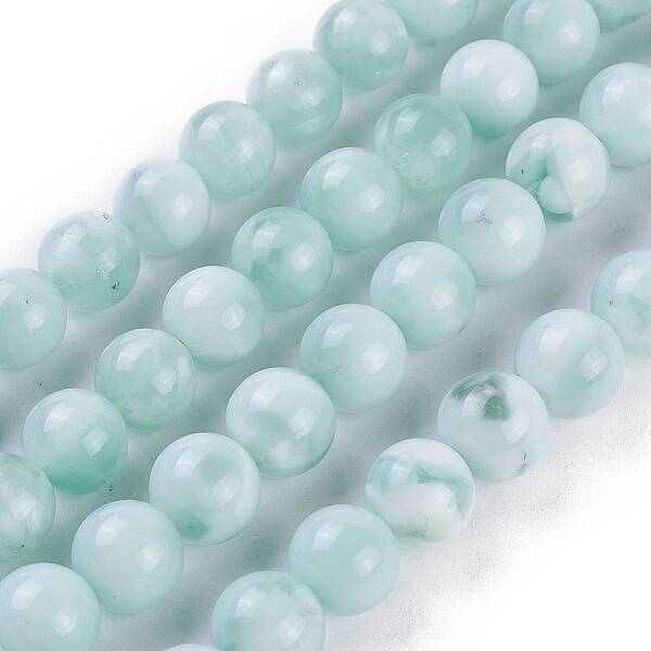 Natural Glass Beads Strands