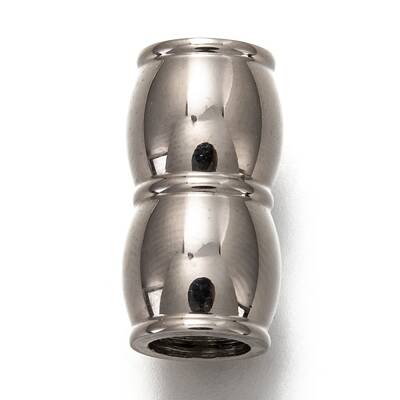 Tarnish Resistant 304 Stainless Steel Magnetic Clasps with Glue-in Ends