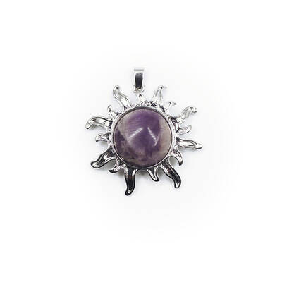 Natural Amethyst Pendants