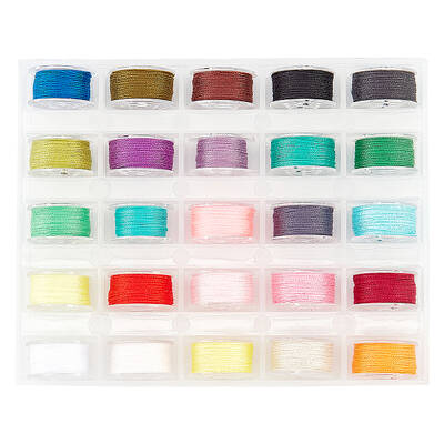 25 Rolls Polyester Bobbin Thread
