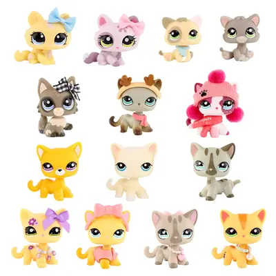 littlepeta miniature cat and dog shorthair cat crouching cat wolfcat kitten kitty for Boys and Girls - Perfect Xmas Gift