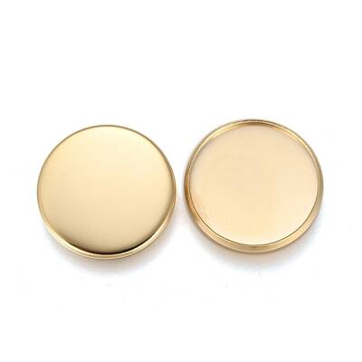 304 Stainless Steel Plain Edge Bezel Cups