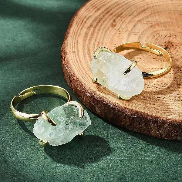 Natural Fluorite Finger Rings