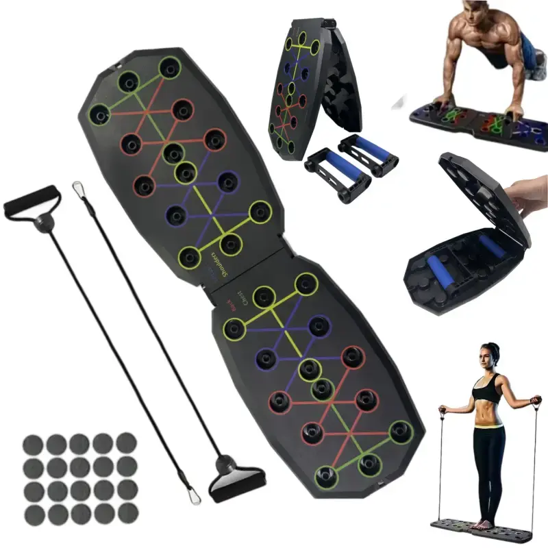 Foldable Push Up Board, Exercise Equipment Sports Equipment Fitness Accessories Push Up Stand for Home Workout, Push Up Equip...