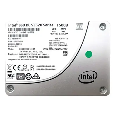 Intel SSDSC2BB150G701 | S3520 150GB Multi-Level Cell SATA 6Gb/s 2.5-Inch Solid State Drive