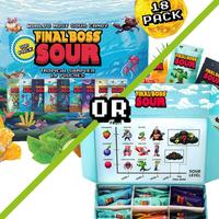Final Boss VIP Sampler Pack - Sour Candy - 18 Pouches of Sour Strawberries, Blueberries, Mango, Kiwi, Pineapple, and Cranberr...