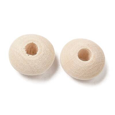 Unfinished Wood Saucer Beads