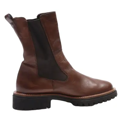 PAUL GREEN Chelsea Boots Brown Leather Womens UK 5