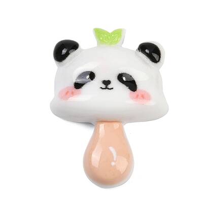 Opaque Panda Resin Cabochons