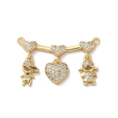 Brass Pave Cubic Zirconia Pendants