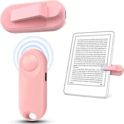Portable Page Turner for Kindle, Smartphone Remote Control, Multifunctional Phone Accessories, Durable Remote Control Pag...