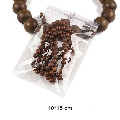 Transparent Plastic Jewelry Storage Zip Lock Bags