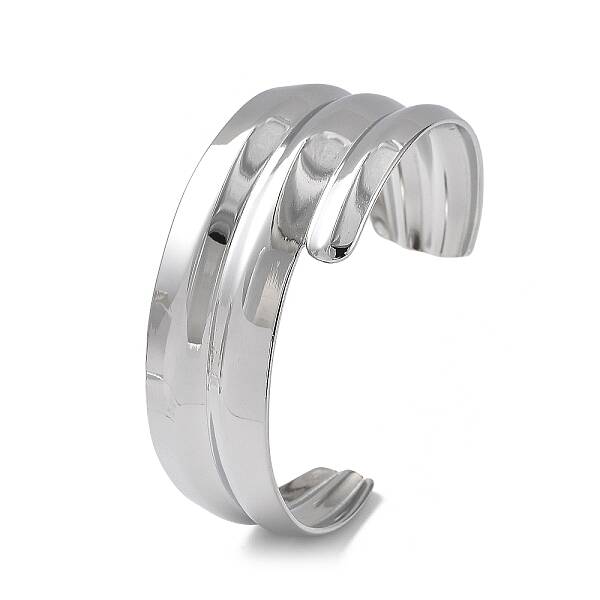 304 Stainless Steel Cuff Bangles for Women