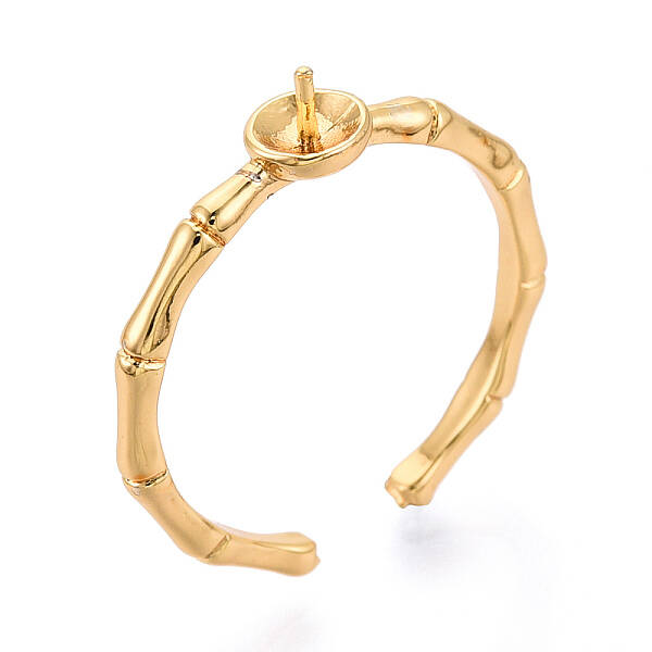 Brass Cup Peg Ring Settings