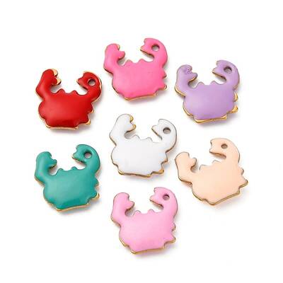 304 Stainless Steel Enamel Charms